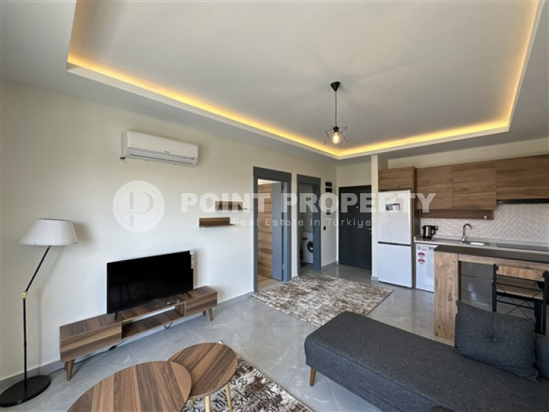Apartment 1+1 with good repair and modern design on the 1st floor in a residence commissioned in 2022.-id-4443-photo-1