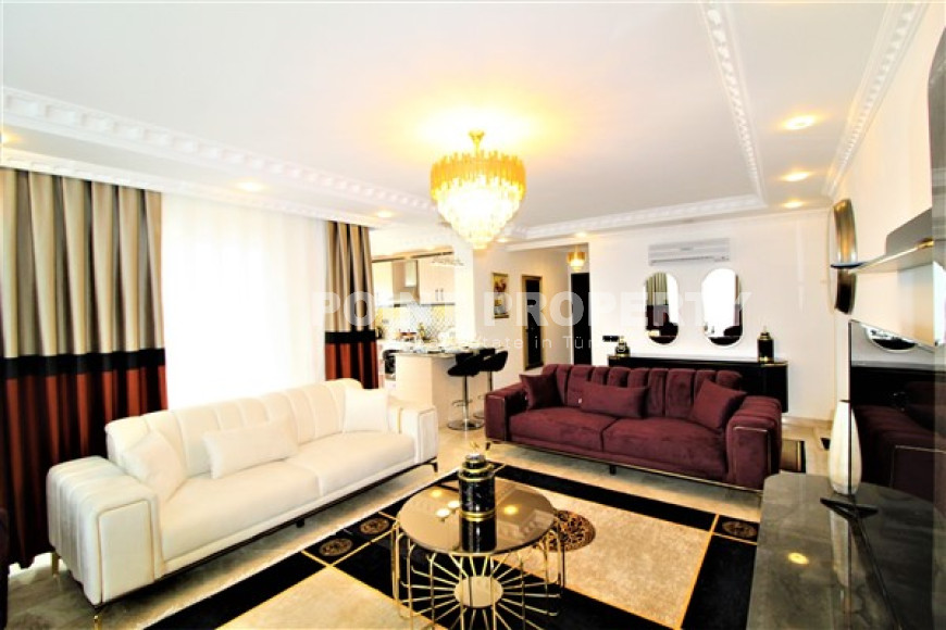 Красивая и укомплектованная мебелью квартира с площадью 110 м2 в районе Джикджилли-id-4585-фото-1