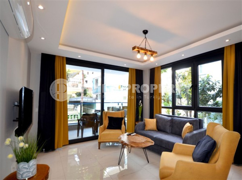 Stylish modern apartment 200 meters from Cleopatra Beach in the center of Alanya.-id-4596-photo-1