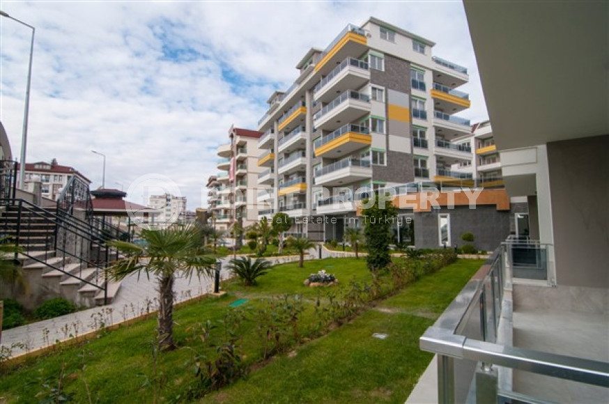 Furnished duplex penthouse 3+1, 185m², with sea views in Kestel area, Alanya-id-1379-photo-1