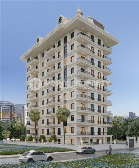 Апартаменты 1+1 с площадью 56 м2 в новой высотной резиденции на стадии строительства, Махмутлар-id-4635-фото-1