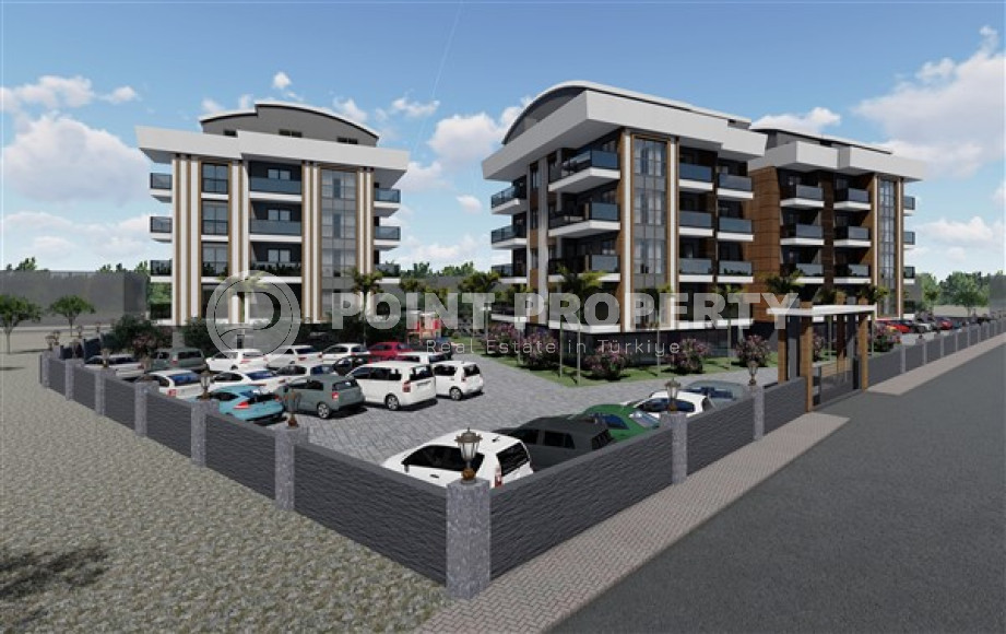 Apartments in a residence at the final stage of construction in the popular area of Alanya - Oba-id-4771-photo-1