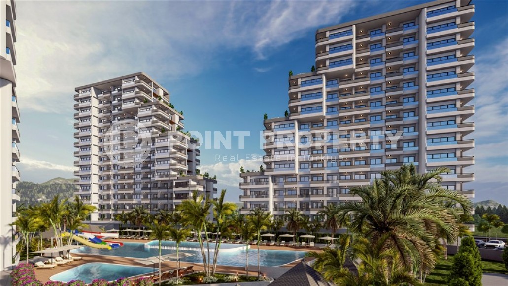 Apartments 1+1 and 2+1 with an area of 65 - 100 m2 in an investment project, Mersin, Teje-id-4835-photo-1
