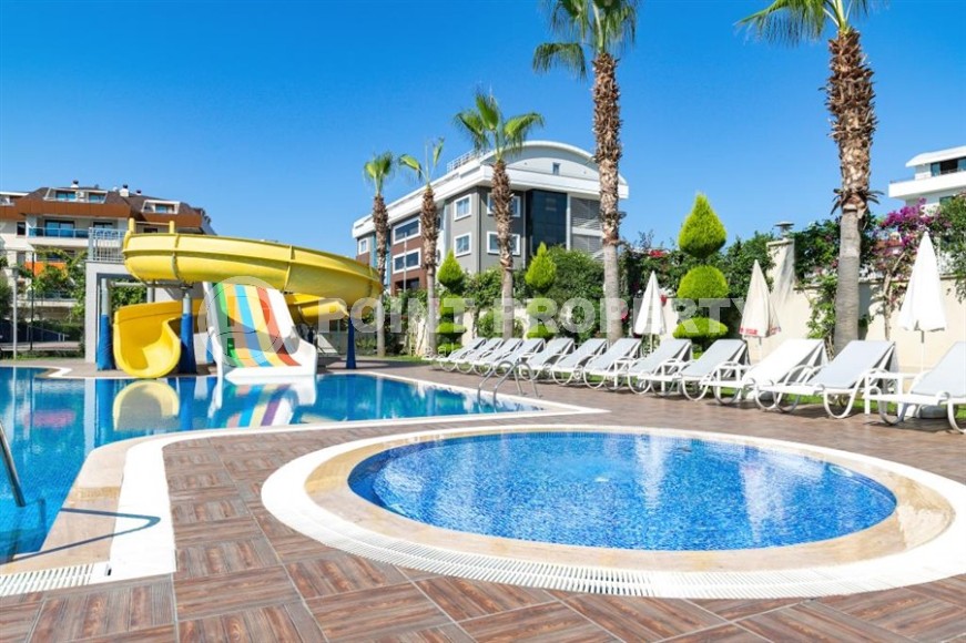 Charming one-bedroom apartment of 75 m2 with furniture located in Alanya, Oba-id-4894-photo-1