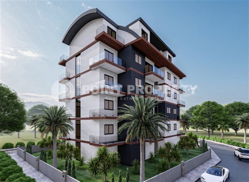 Apartments 1+1 on the 1st floor in a residence at the final stage of construction, two kilometers from the sea-id-5031-photo-1