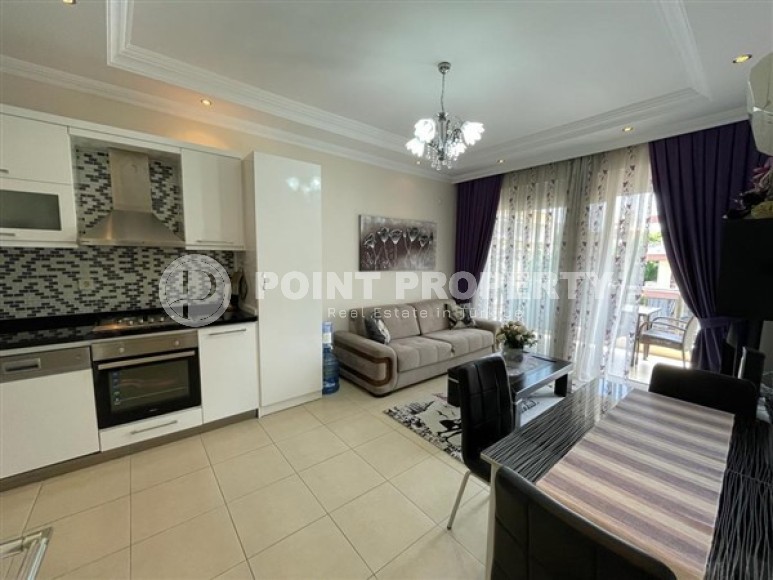 Small, furnished one-bedroom apartment, near the sea, in the center of Alanya-id-5063-photo-1