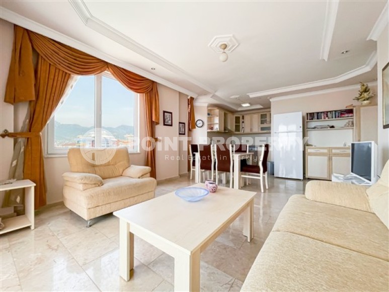 Панорамная квартира 2+1, общей площадью 110 м2, с роскошным видом на море и крепость Аланьи-id-5074-фото-1