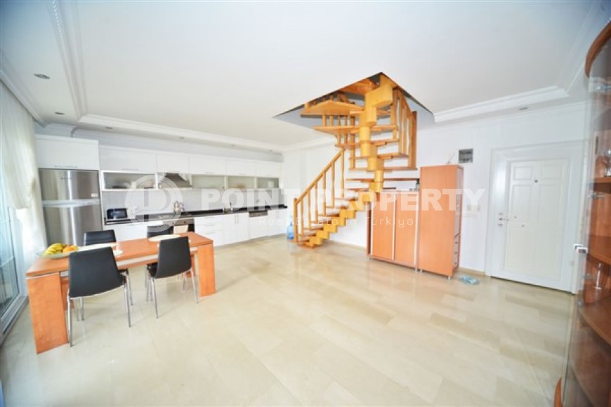 Beautiful two-level apartment with two bedrooms and a view terrace, in the lower Oba area-id-5099-photo-1