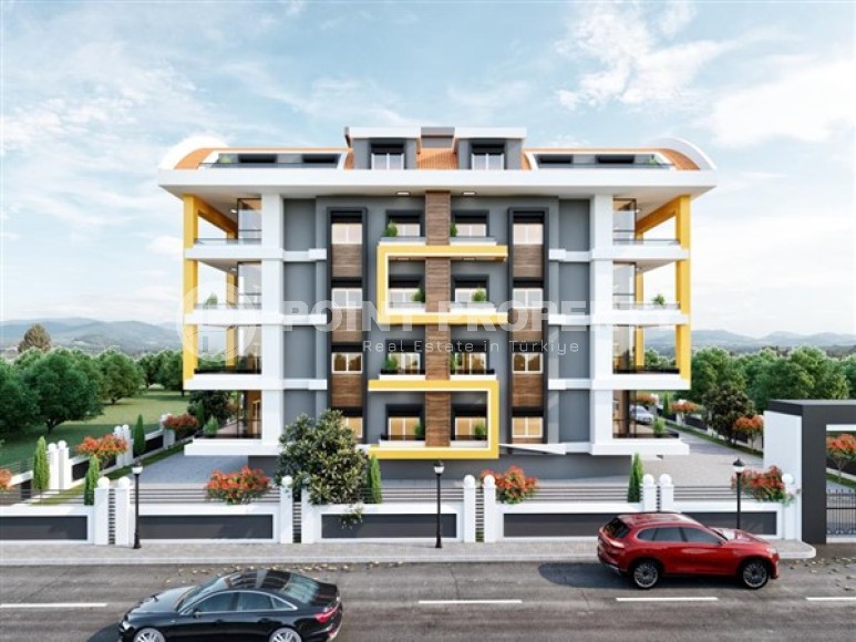 Apartments with layouts 2+1, 3+1 duplex, in a new residential complex at the final stage of construction, in the area of Alanya - Payallar-id-5159-photo-1