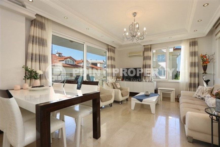 Duplex apartment with three bedrooms and a view terrace, next to the sea in the Konakli area-id-5380-photo-1