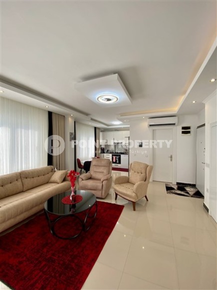 Duplex furnished apartment with two bedrooms, in the area of Alanya - Kestel-id-5409-photo-1