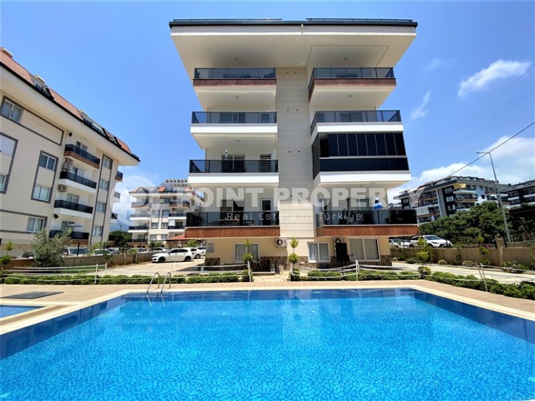 Unfurnished apartment with two bedrooms, in one of the best areas of Alanya - lower Oba-id-5456-photo-1