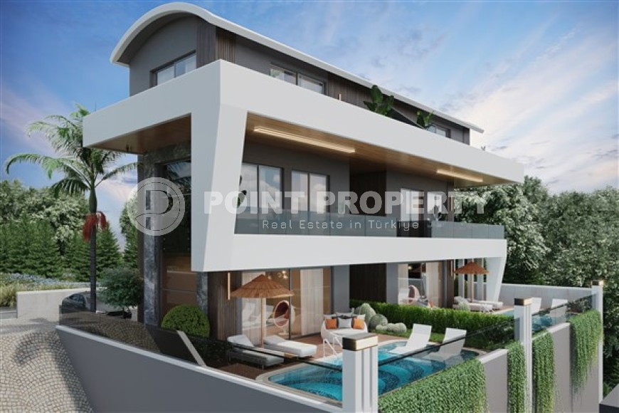 Luxury villas with panoramic sea views in the elite area of Alanya - Tepe-id-5504-photo-1