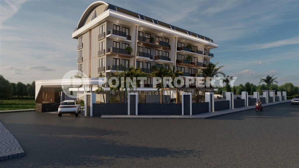 Apartments in a residence under construction in a prestigious, comfortable area of Alanya - Upper Oba-id-5591-photo-1