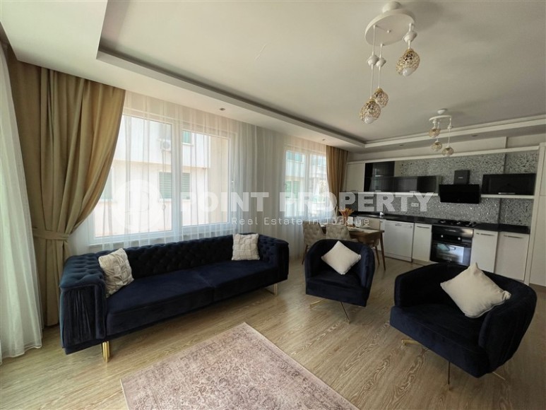 Apartment 2+1, total area 110 m2, 350 meters from the sea, in a quiet area of Alanya - Kestel-id-5614-photo-1