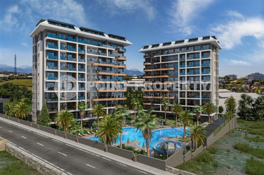 Apartments in a residence at the final stage of construction, in a quiet area of Alanya - Avsallar-id-5694-photo-1