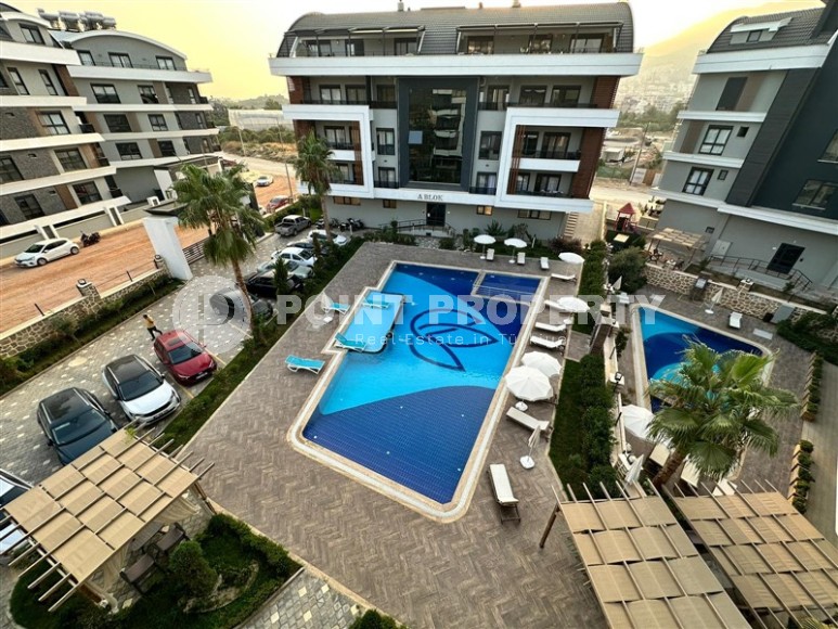 Comfortable 1+1 apartments in a new complex, Oba district, away from the sea-id-3444-photo-1