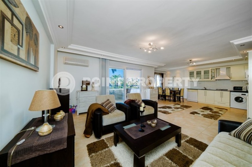Comfortable furnished apartment 2+1, with a total area of 130 m2, in a cozy, quiet area of Alanya - Cikcilli-id-5854-photo-1