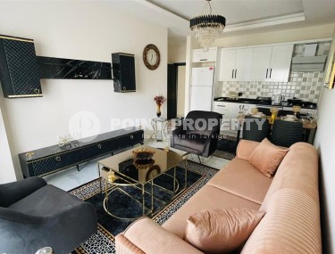 Компактная квартира с новой  мебелью и бытовой техникой, в центре популярного района Аланьи - Махмутлар-id-5940-фото-1