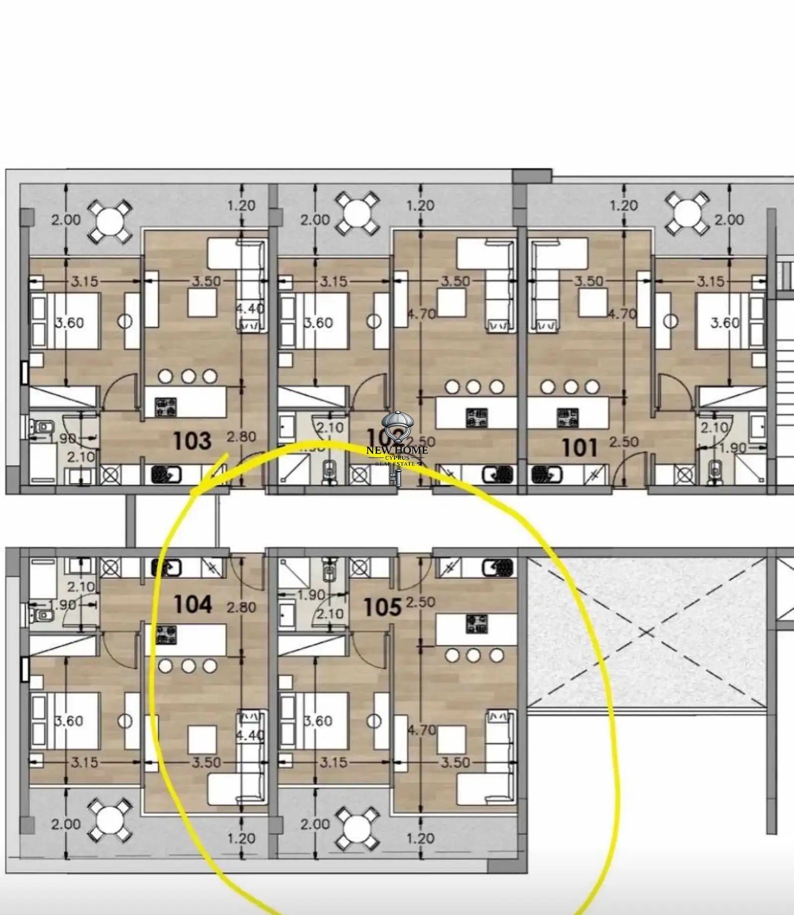 Apartment, 1 bedroom — 3