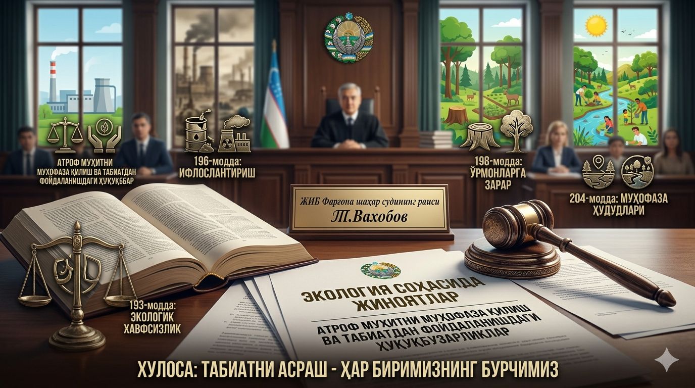 Ekologiya sohasida jinoyatlar