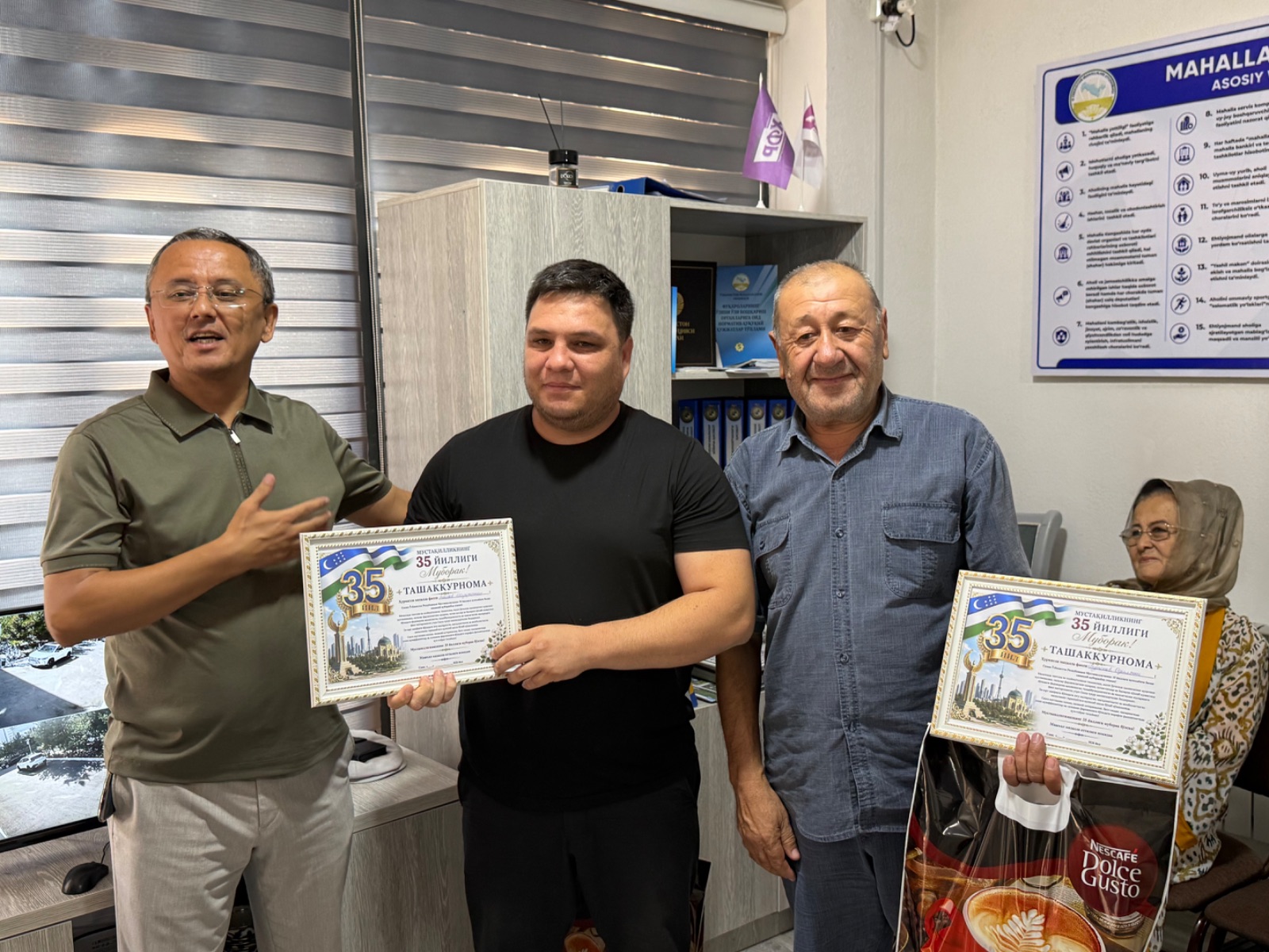 “Ma'shal”mahallasida mustaqillik bayrami tadbiri