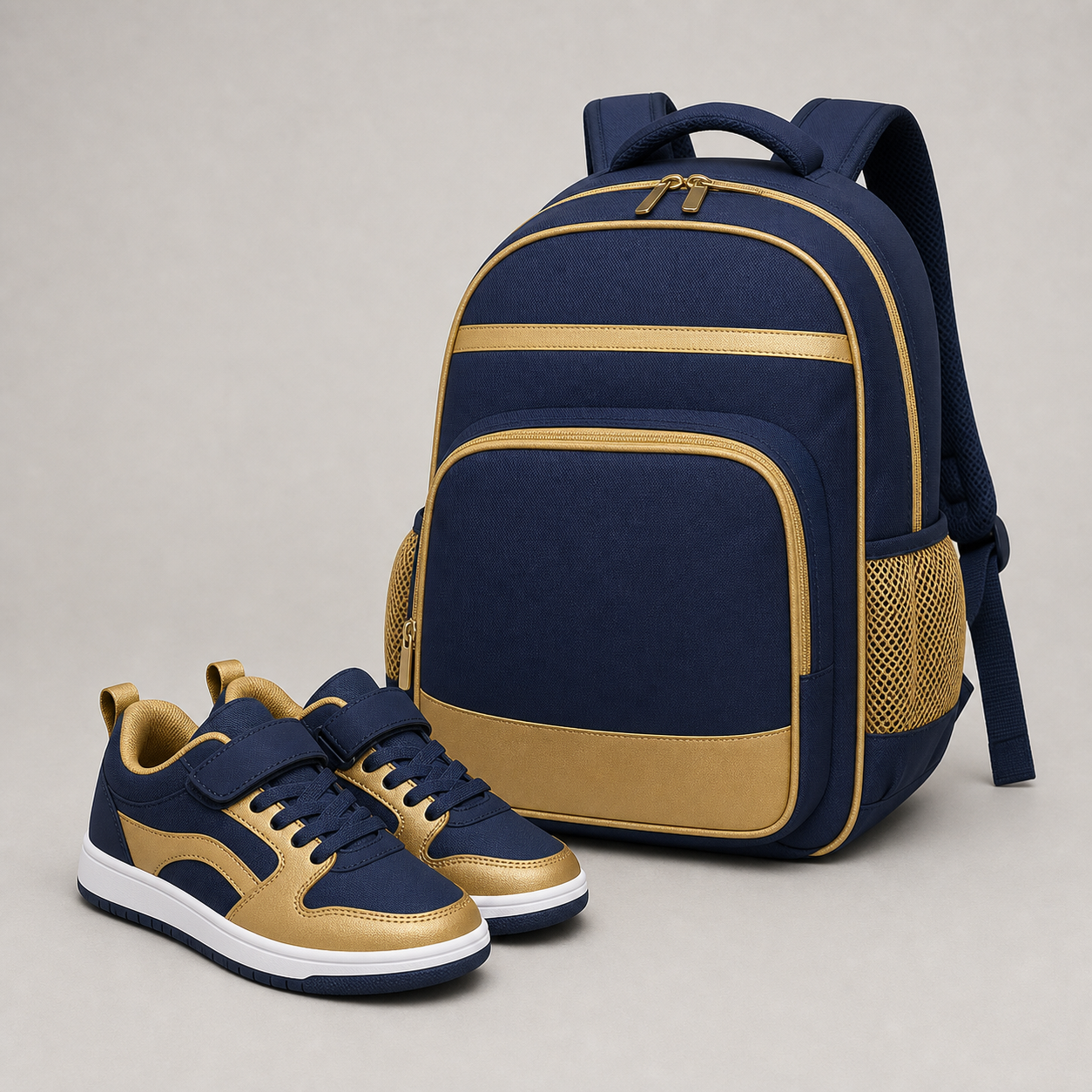 School-Ready Sneaker & Backpack Bundle