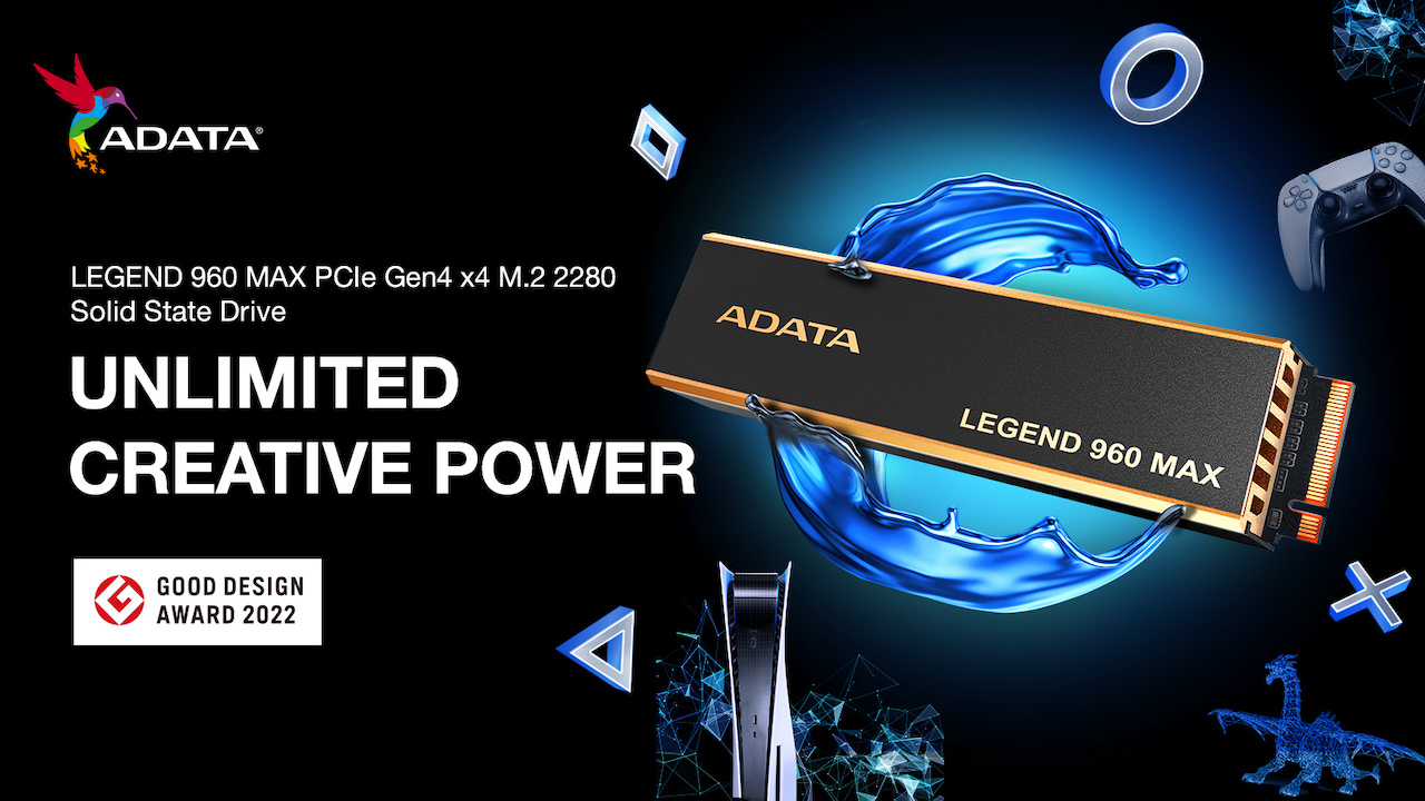 ADATA анонсира LEGEND 960 MAX PCIe 4.0 SSD