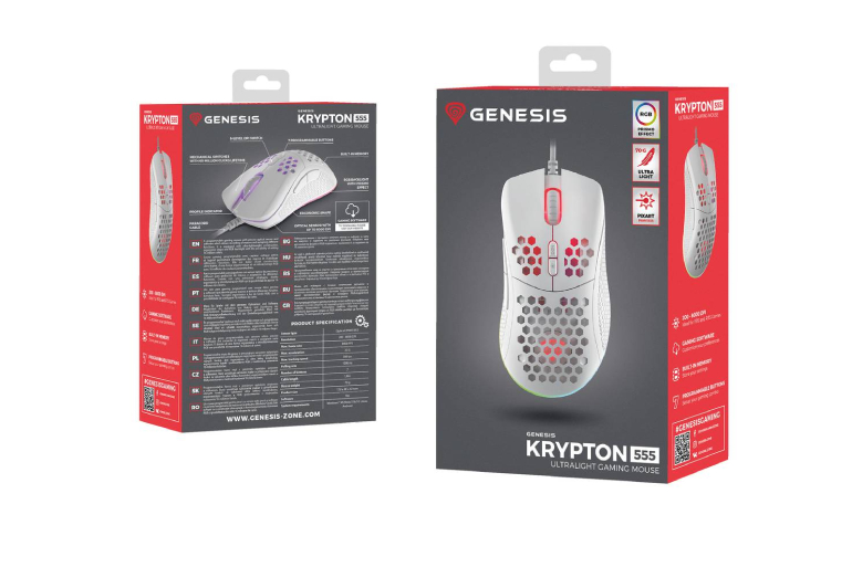 РЕВЮ: Genesis Krypton 555 - лека и ергономична геймърска мишка