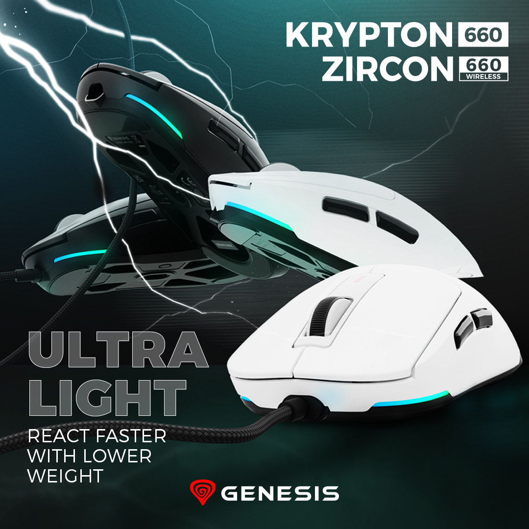 ZIRCON 660 и KRYPTON 660 са новите ултралеки мишки от GENESIS