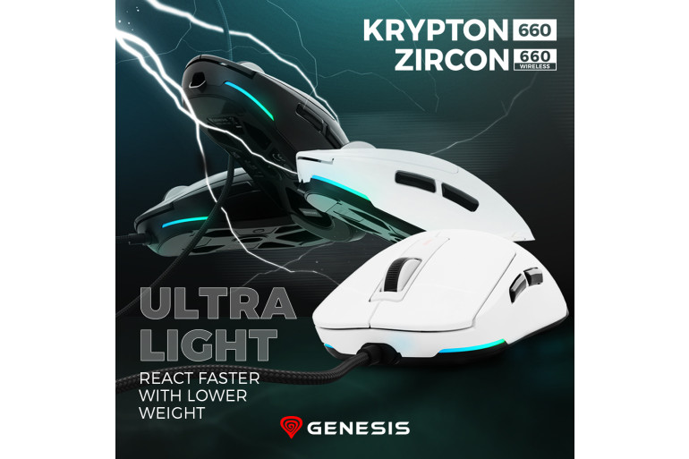 ZIRCON 660 и KRYPTON 660 са новите ултралеки мишки от GENESIS