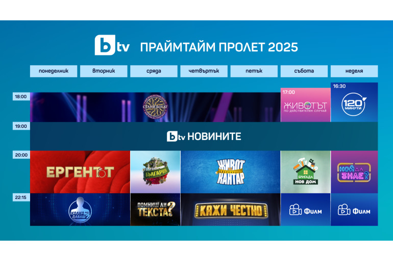 Премиерен епизод на „Ергенът“ на 9 февруари дава старт на пролетния сезон на bTV