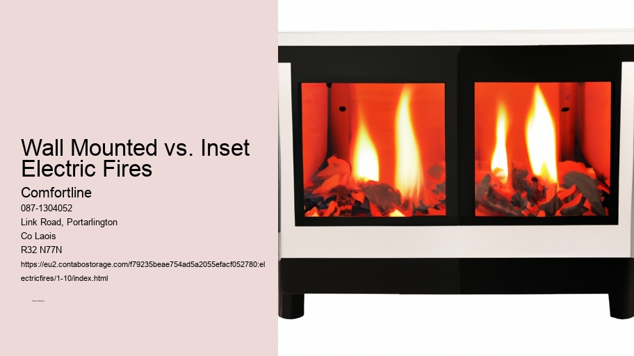 Wall Mounted vs. Inset Electric Fires