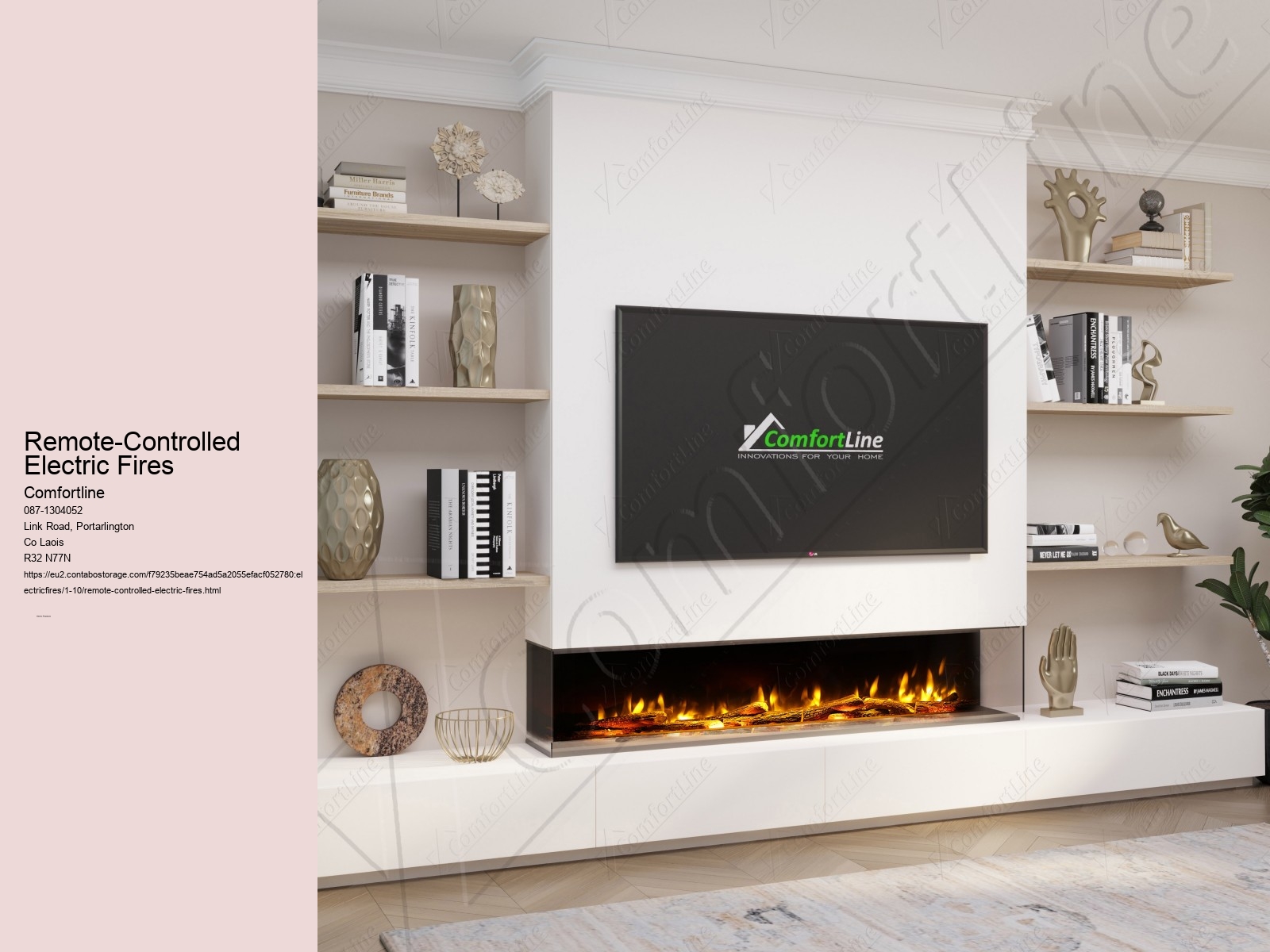 Creating a Media Wall with Built-In Electric Fireplaces