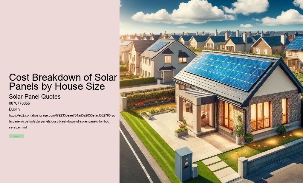 Impact of System Size on Solar Panel Costs