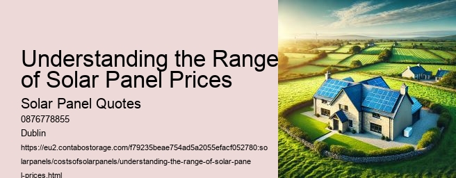 Overview of Solar Panel Costs in Ireland