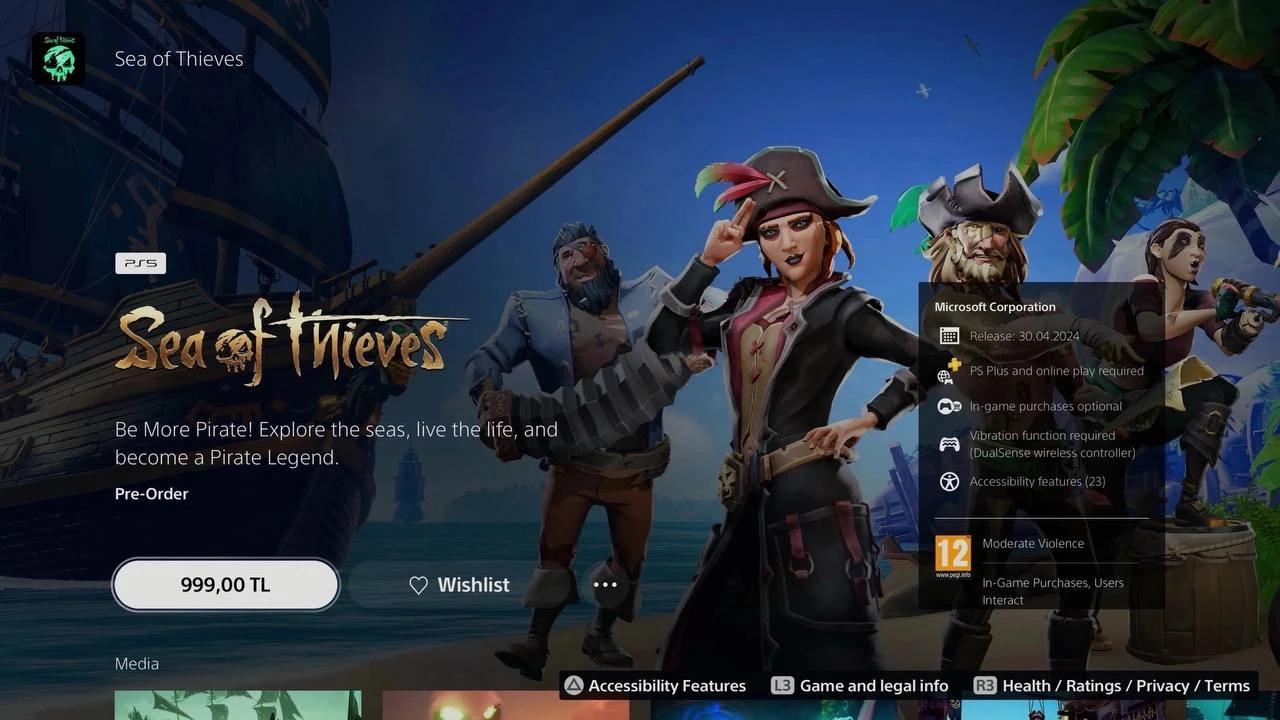 Авторы Sea of Thieves выпустили ролик с демонстрацией некоторых фишек игры  на PlayStation 5 - EntHub