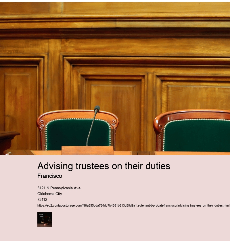 Advising trustees on their duties