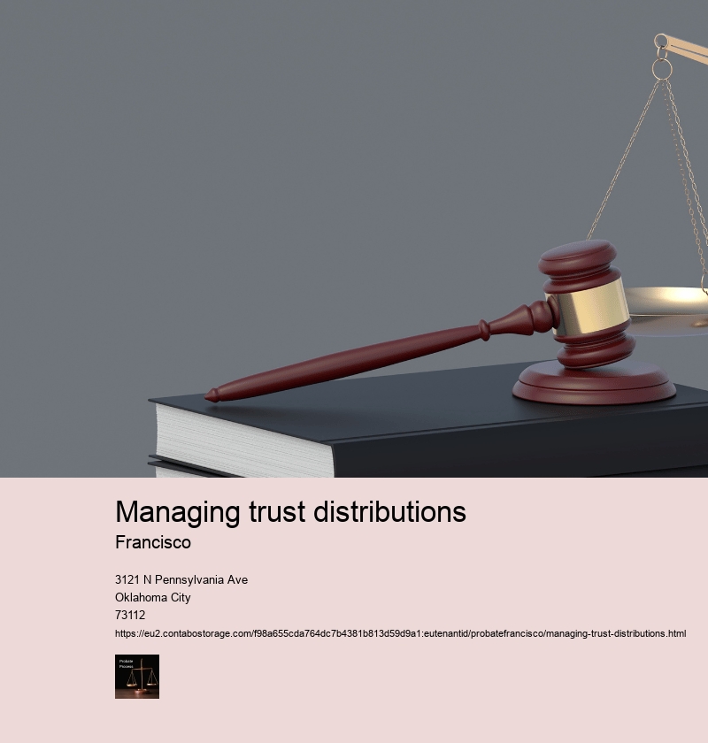Managing trust distributions