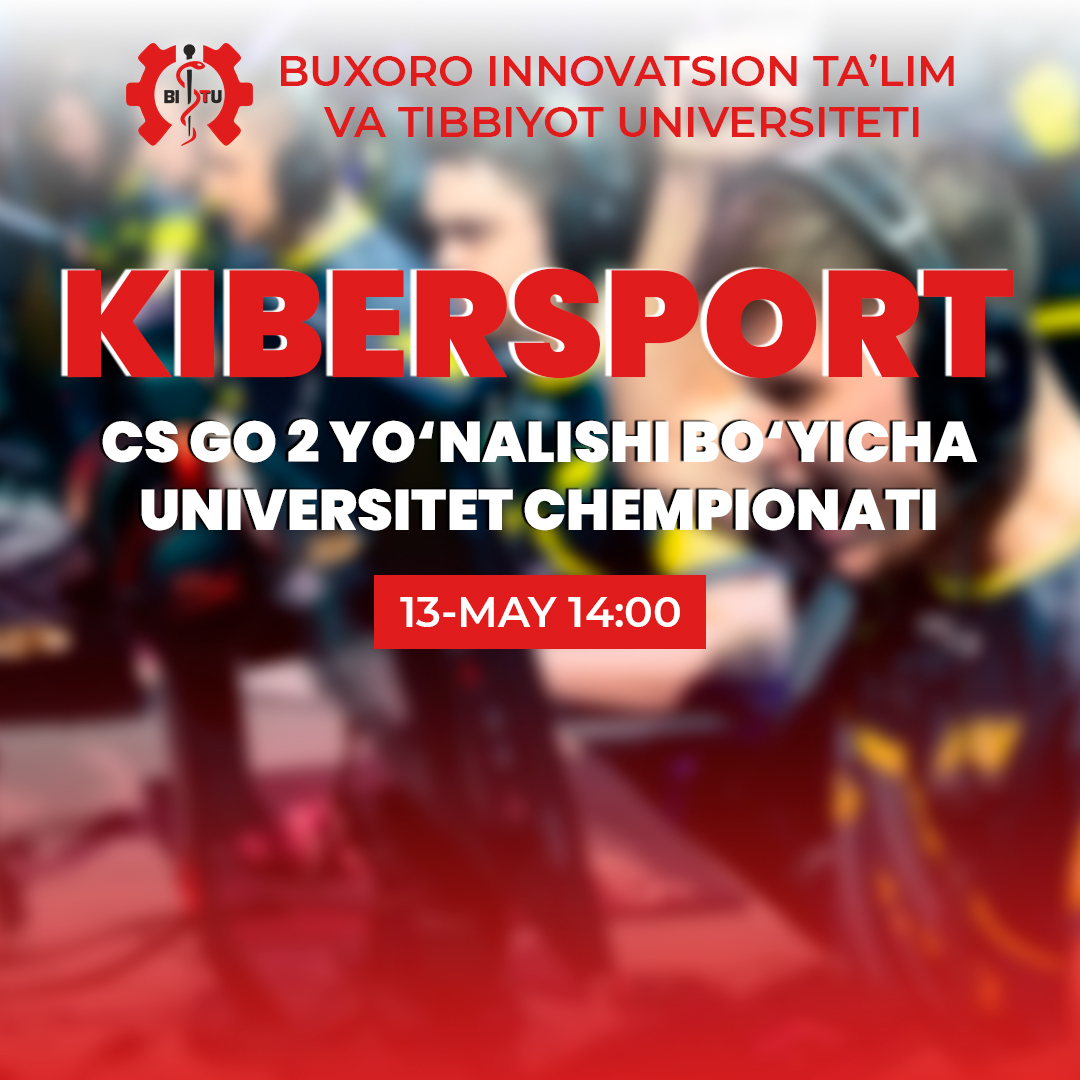 "KIBERSPORT" turining CS CO2 yo'nalishi bo'yicha musobaqa