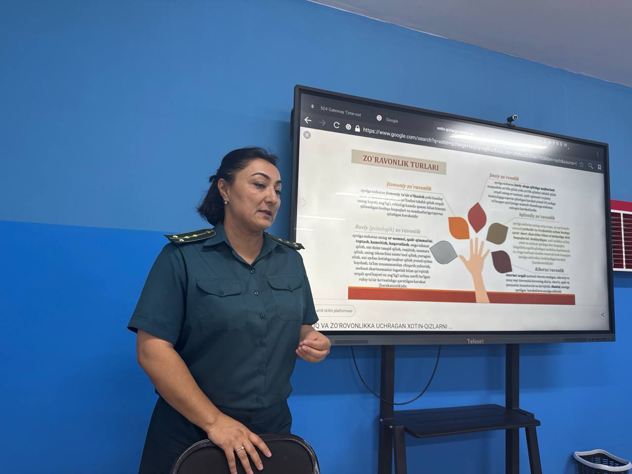 "Dolzarb 90 kun" loyihasi doirasida psixologik seminar tashkil etildi.