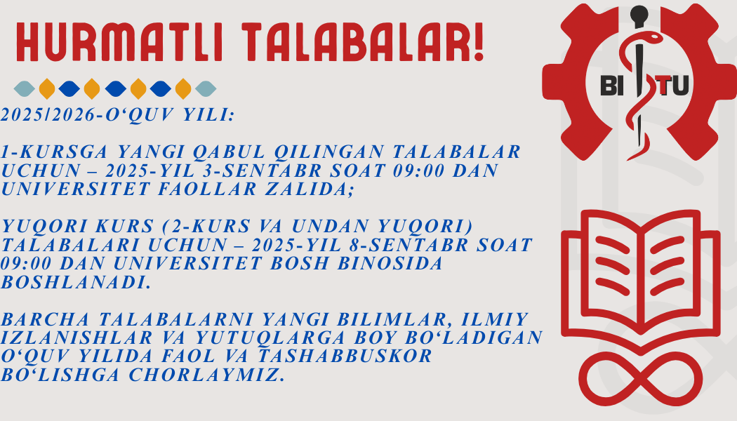 Yangi 2025-2026 o`quv yili boshlanishining vaqti to`g`risida