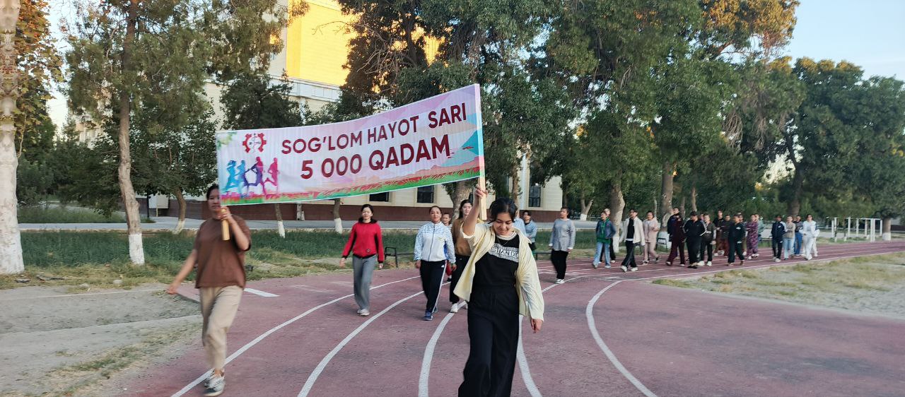 "Sog'lom hayot uchun 5000 qadam"