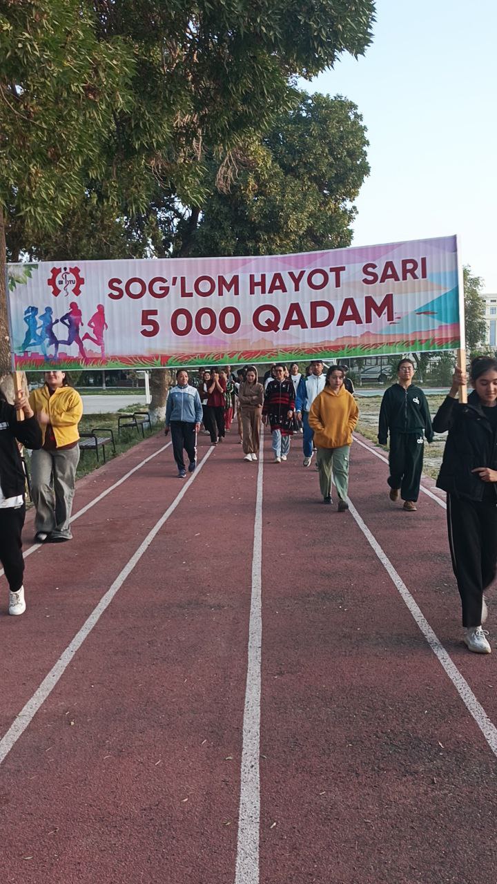 "Sog'lom hayot uchun 5000 qadam"