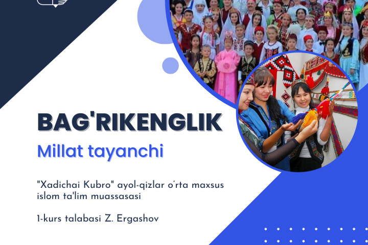 “Oʻzbekiston millatlararo totuvlik va diniy bagʻrikenglik yurti”