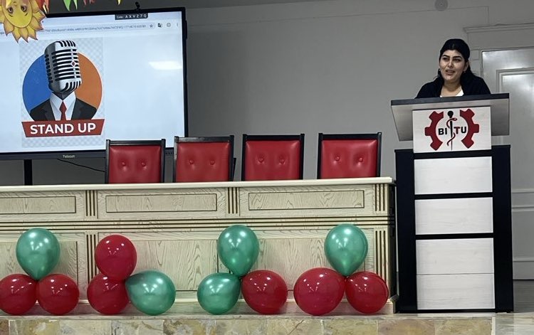 BITUda “Standup” loyihasi o’tkazildi.