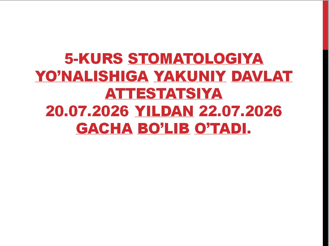5-kurs stomatologiya YAD