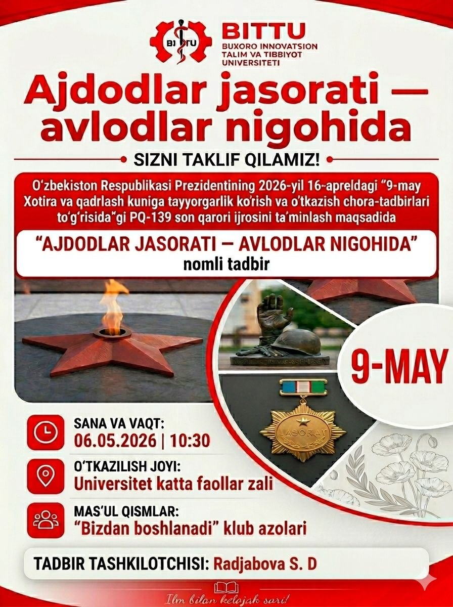 “9-may "Xotira va qadrlash kuni"