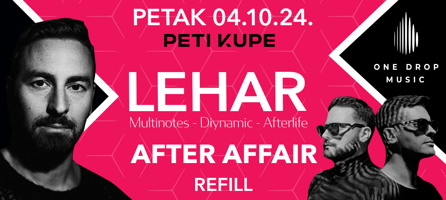 VOD: ONE DROP MUSIC PRESENTS LEHAR, AFTER AFFAIR AND REFILL