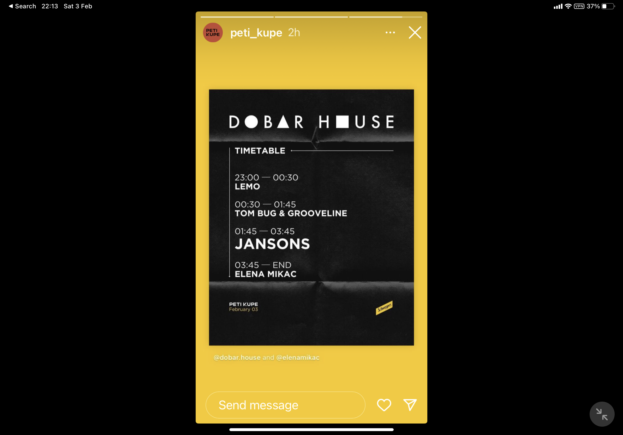 DOBAR HOUSE W/ JANSONS (CIRCOLOCO, HOT CREATIONS, PIV) - audio